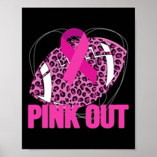Poster Fita Cor-de-rosa-fita de câncer de mama Cor-de-ros