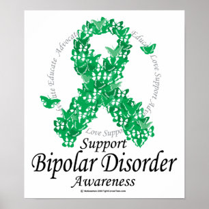 Pôster Fita da doença bipolar das borboletas
