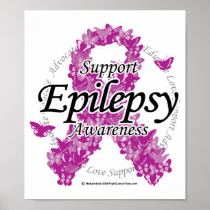 Pôster Fita da epilepsia das borboletas