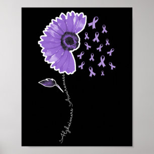 Poster Fita de Girassol Roxo do Guerreiro