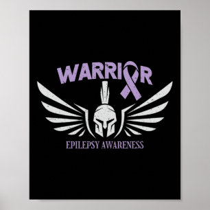 Poster Fita de Guerreiro da Consciencialização da Epileps