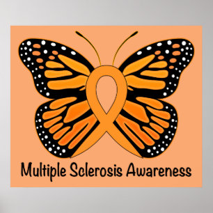 Pôster Fita de Sensibilização para a Esclerose Múltipla c