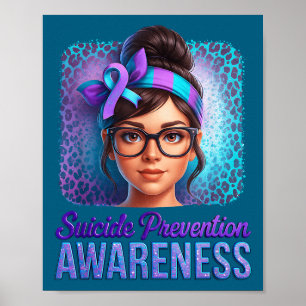 Poster Fita Desarrumada de Cabelo Conscientização Prevenç