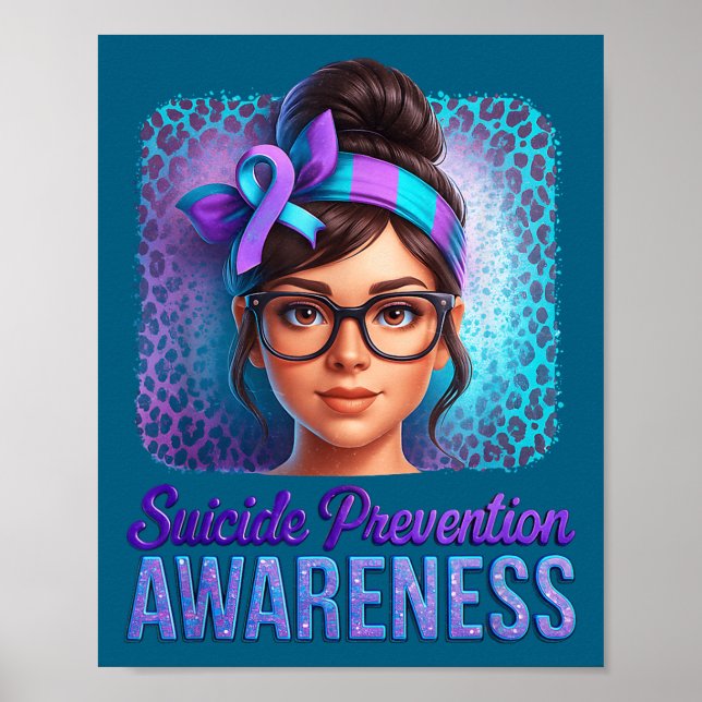 Poster Fita Desarrumada de Cabelo Conscientização Prevenç (Frente)