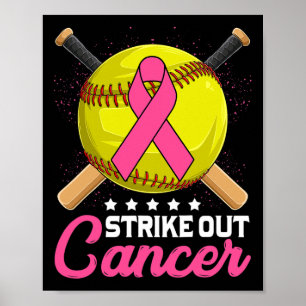 Poster Fita rosa do dia de sensibilização do Cancer da ma