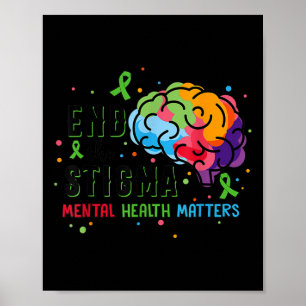 Poster Fita Verde Termina Os Alertas Para A Saúde Mental 