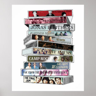 Poster Fitas Cassete Jonas Brother