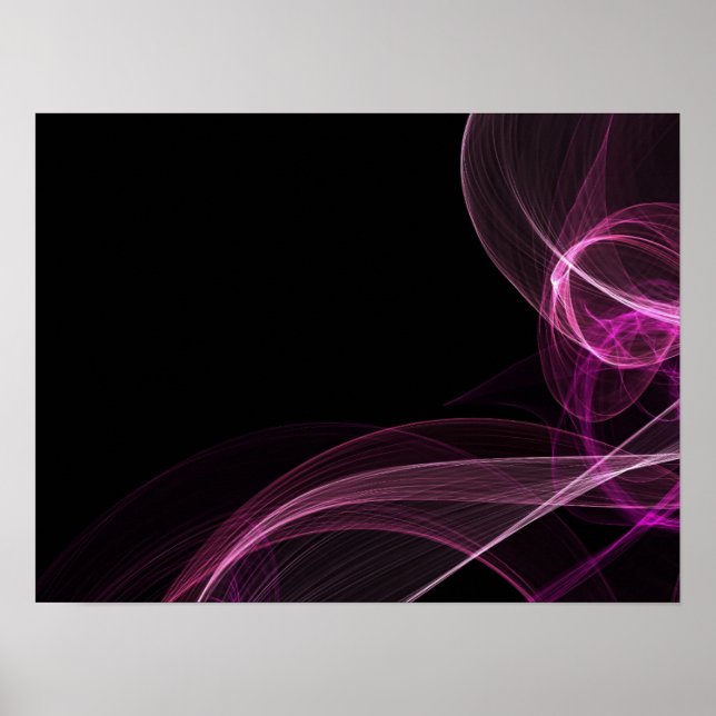 Poster Fitas coloridas - Rosa (Frente)