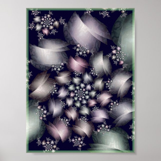 Poster fitas de seda regadas julia (Frente)