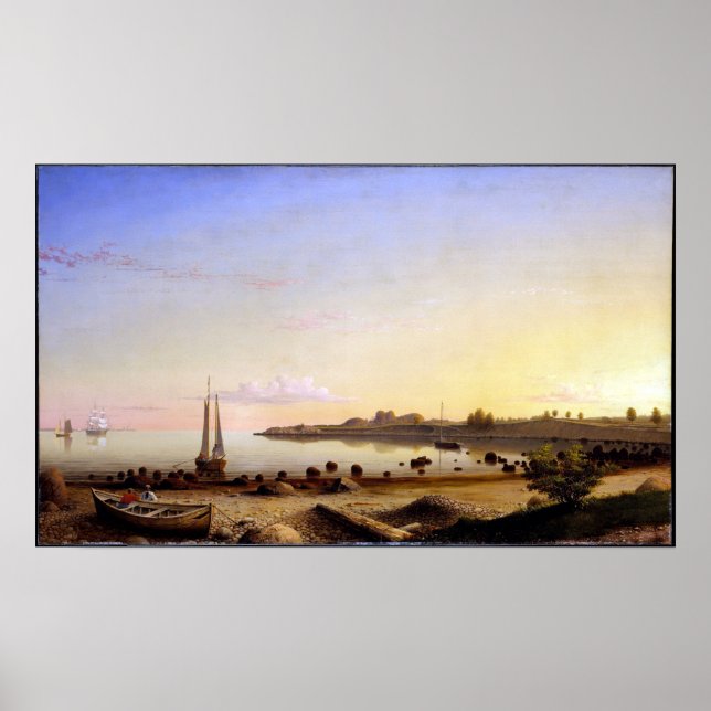 Pôster Fitz Henry Lane Palco Fort Gloucester Harbour (Frente)