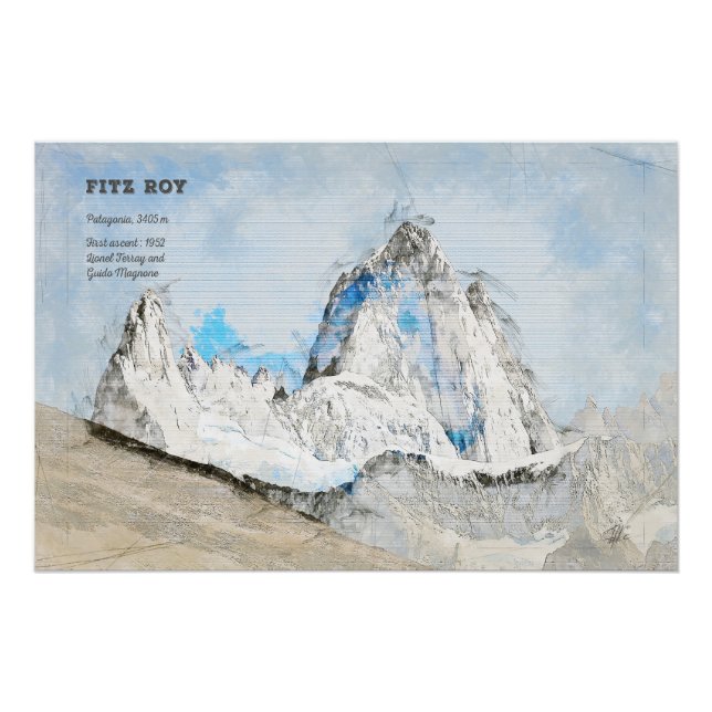 Pôster Fitz Roy (Frente)