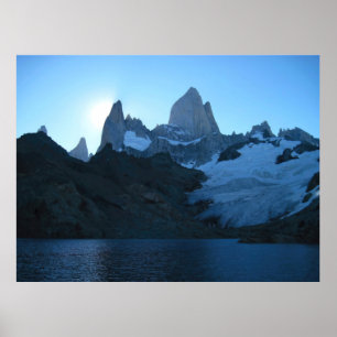 Poster Fitz Roy e Laguna de los Tres