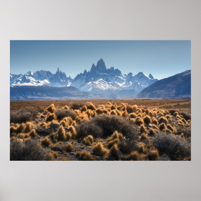 Poster Fitz Roy, Patagonia, Argentina (Frente)