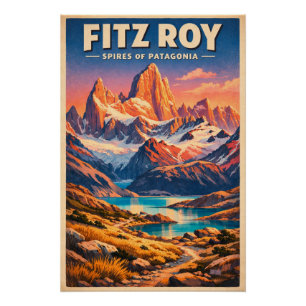 PÔSTER FITZ ROY – TORRES DA PATAGÔNIA