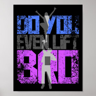 Poster Fixe Você Levanta Mesmo Irmão Cheerleading , Prese