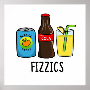 Poster Fizzics Cute Fizzy Cola Bebe Canhões