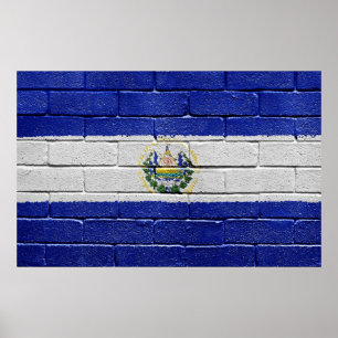 Pôster Flag of El Salvador