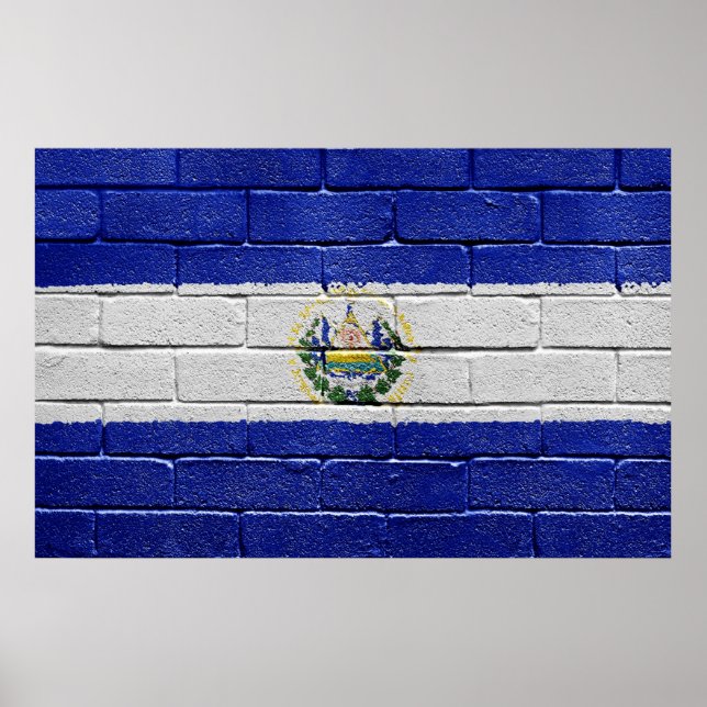 Pôster Flag of El Salvador (Frente)