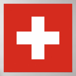 Poster Flag of Switzerland