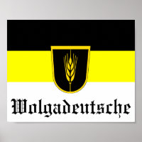 Flag of Wolgadeutsche (black/yellow/white version 