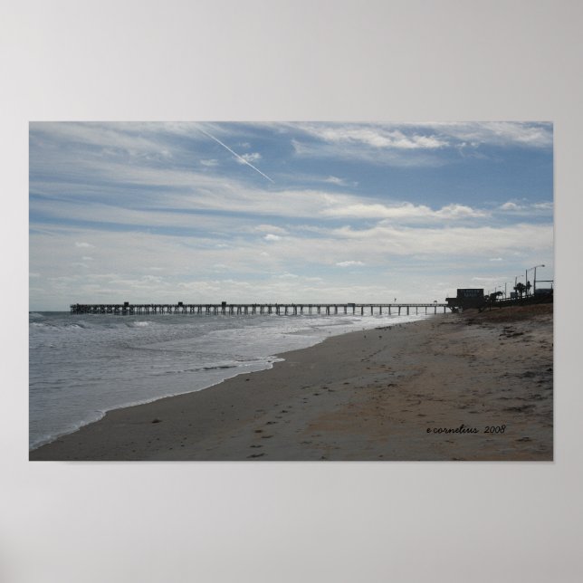 Pôster Flagler Beach, FL (Frente)