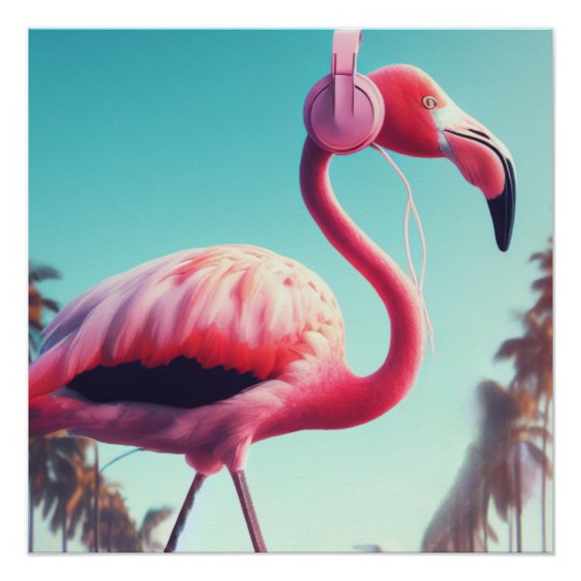 Pôster Flamand rose (Frente)
