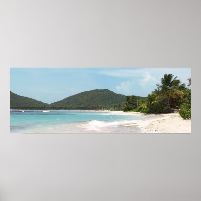 Poster Flamenco Beach Porto Rico, de Culebra (Frente)