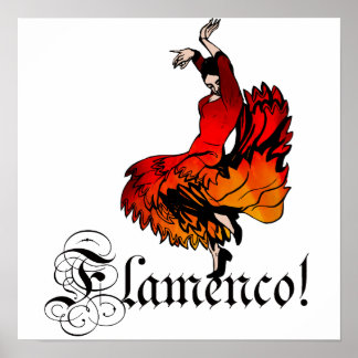 Poster Flamenco Dancer