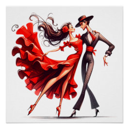 Pôster Flamenco Dancer