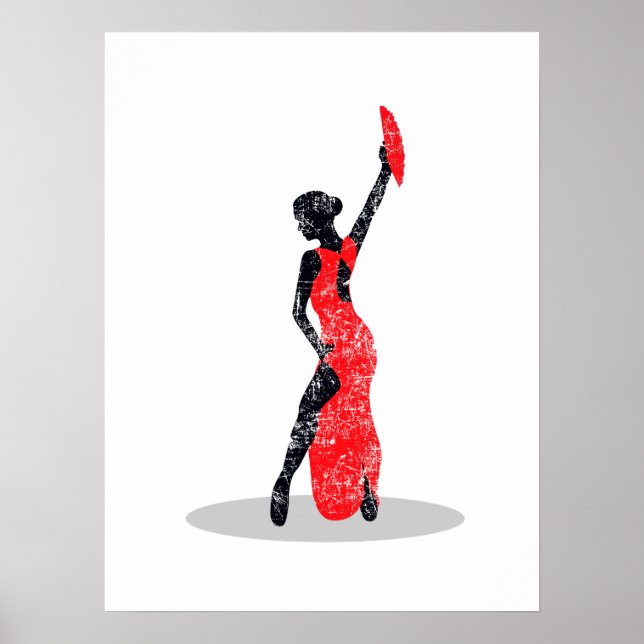 Poster Flamenco Dancer (Frente)