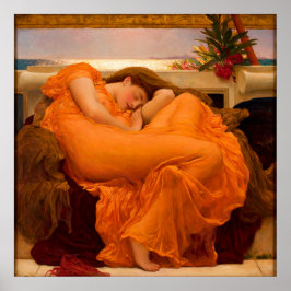 Poster Flaming June by Frederic Leighton