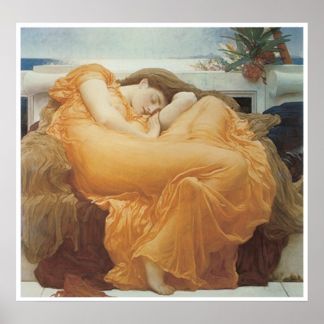 Poster Flaming June, c. 1895 Lord Frederic Leighton (Frente)