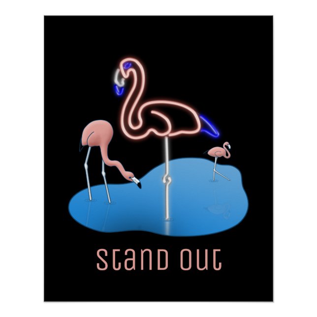 Pôster Flaminglow -  (Frente)