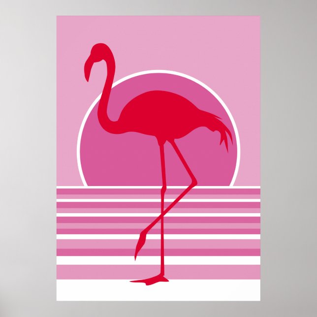 Poster flamingo (Frente)