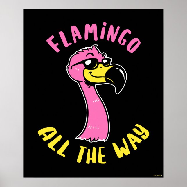 Poster Flamingo All The Way (Frente)