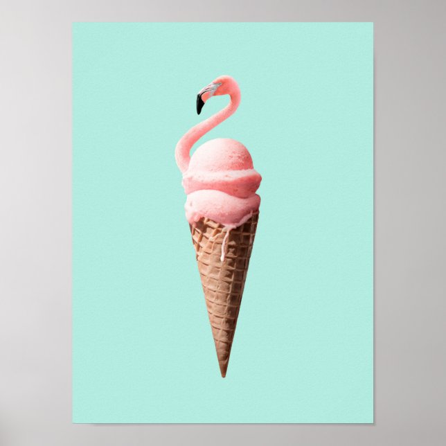 POSTER FLAMINGO CONE (Frente)