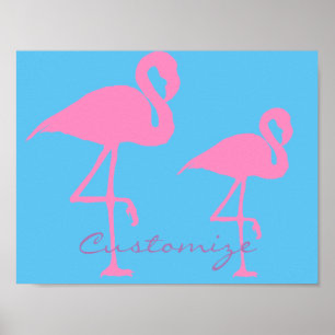 Poster Flamingo cor-de-rosa Thunder_Cove