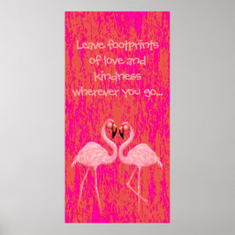 Poster Flamingo Dance