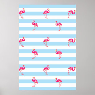Poster Flamingo poster, Flamingo, pássaros poster,