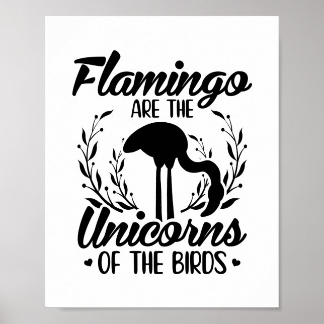 Poster Flamingo Sayings | Presentes De Flamingos Para Ani (Frente)