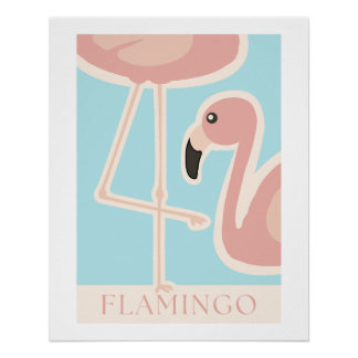 Pôster Flamingo Split