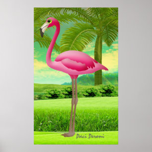 Pôster Flamingo - SRF