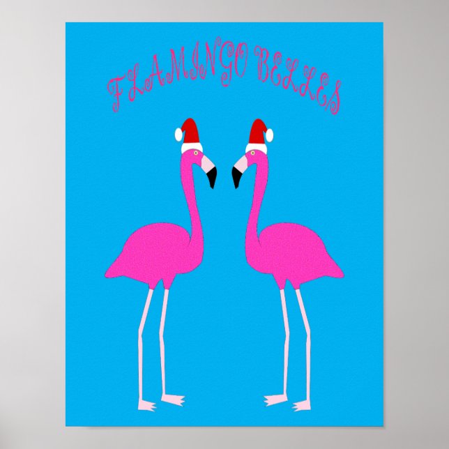 Poster Flamingos Flamingo Belles (Frente)