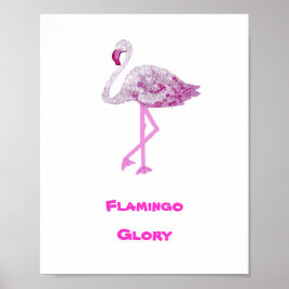 Poster Flamingos Glory