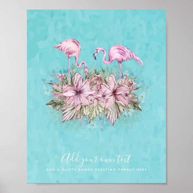 Poster FLAMINGOS Personalizado (Frente)
