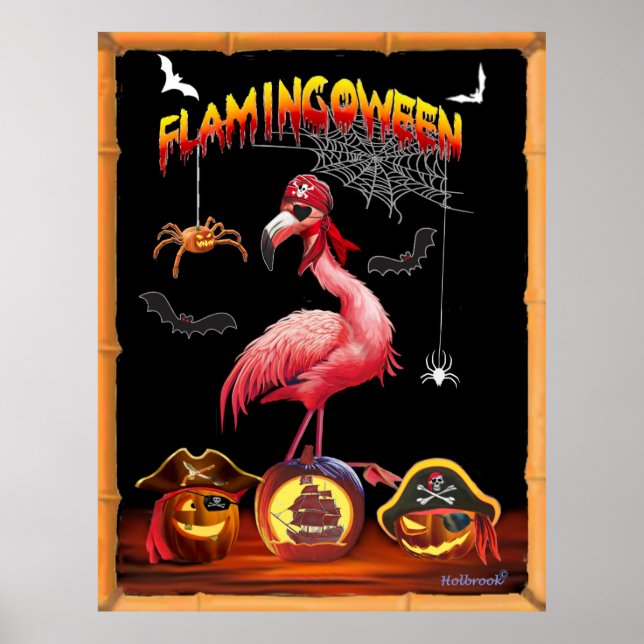 POSTER FLAMINGOWEEN (Frente)