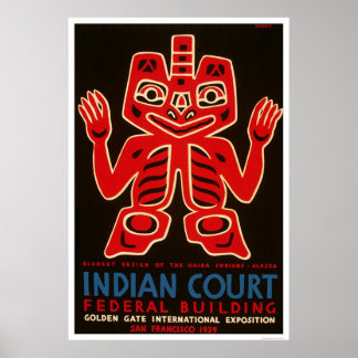 Poster Flancelaria Indiana SF Expo 1939 WPA