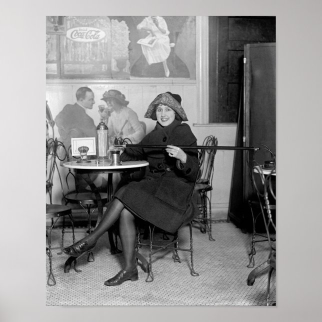 Poster Flapper com bebida oculta - Proibição - 1920 (Frente)