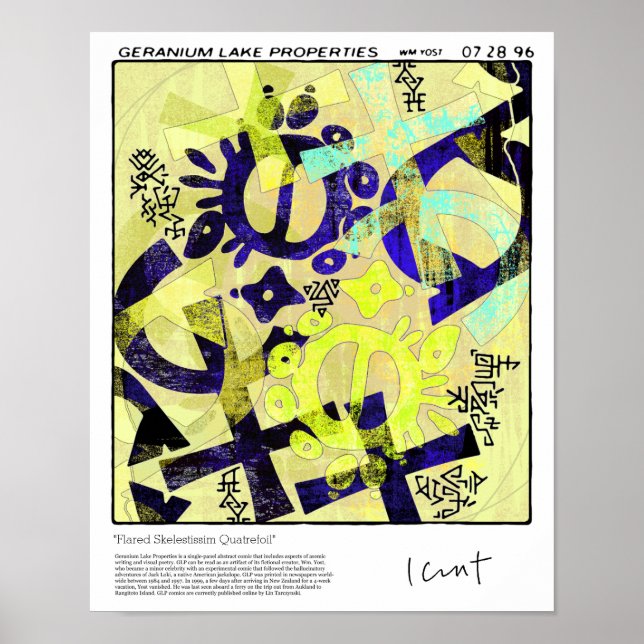 Poster Flared Skelestissim Quatrefoil (Frente)