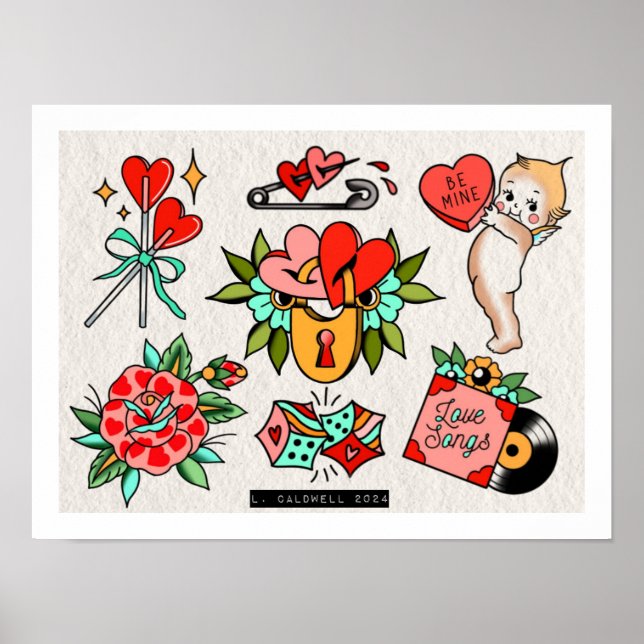 Poster Flash namorados (Frente)